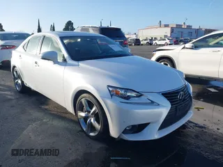 2016 Lexus IS with VIN JTHBE1D29G5028225, listed as a IAAI auction lot 41581934 with 35,602 mi miles. Bid and sale history available at carsss.com. Image 1.