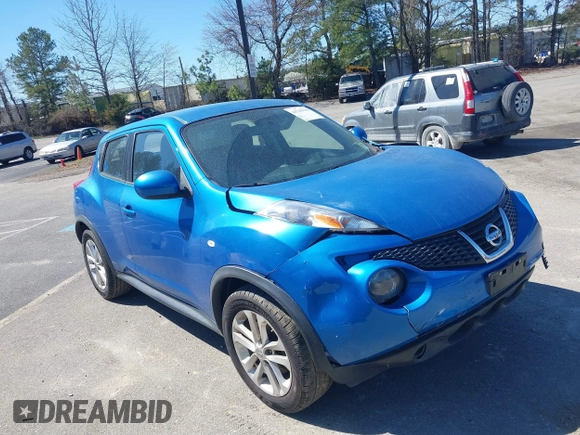 2012 Nissan Juke SL with VIN JN8AF5MR3CT114039, listed as a IAAI auction lot 41743930 with 145,764 mi miles. Bid and sale history available at carsss.com. Image 1.