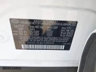2018 Hyundai Santa Fe Sport 2.4L with VIN 5NMZU3LB2JH081692, listed as a IAAI auction lot 41825234 with 87,830 mi miles. Bid and sale history available at carsss.com. Image 9.