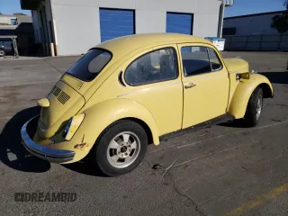 1972 Volkswagen Beetle with VIN 1122273525, listed as a Copart auction lot 79026884 with 17,604 mi miles and Clean Title. Bid and sale history available at DreamBid. Image 3.