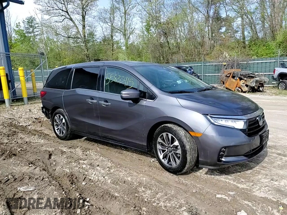 2023 Honda Odyssey EX-L z VIN 5FNRL6H65PB025787, wystawiony jako Copart lot #55833415 z przebiegiem 31 437 mil mil oraz Szkoda całkowita • Salvage title. Historia ofert i sprzedaży dostępna na DreamBid. Obrazek 15.