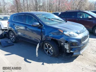 2021 Kia Sportage LX with VIN KNDPM3AC8M7855720, listed as a IAAI auction lot 41772936 with 17,071 mi miles. Bid and sale history available at carsss.com. Image 1.
