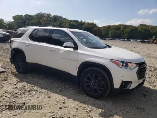 2019 Chevrolet Traverse RS with VIN 1GNERJKX3KJ101453, listed as a Copart auction lot 74306184 with 141,951 mi miles and Salvage Title. Bid and sale history available at carsss.com. Image 4.