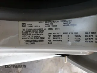 2005 GMC Canyon 1SB SLE Z85 z VIN 1GTCS138558198551, wystawiony jako Copart lot #54005355 z przebiegiem 149 778 mil mil oraz Szkoda całkowita • Salvage title. Historia ofert i sprzedaży dostępna na DreamBid. Obrazek 13.