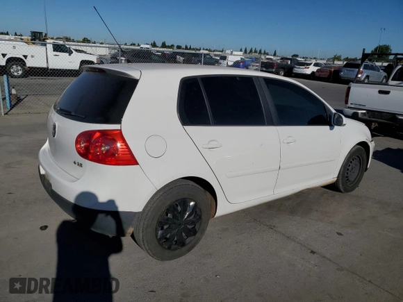 2007 Volkswagen Rabbit with VIN WVWDR71K27W278969, listed as a Copart auction lot 70857904 with 215,423 mi miles and Salvage title. Bid and sale history available at DreamBid. Image 3.