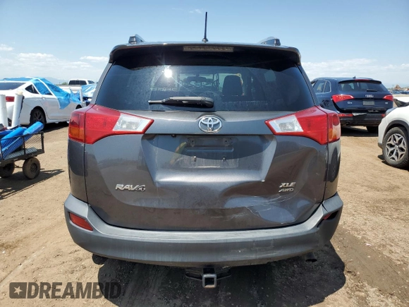 2013 Toyota RAV4 XLE with VIN 2T3RFREV3DW097467, listed as a Copart auction lot 62609425 with 182,962 mi miles and Salvage title. Bid and sale history available at DreamBid. Image 6.