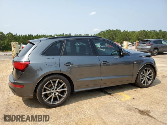 2015 Audi Q5 Premium Plus z VIN WA1DGAFP2FA135906, wystawiony jako Copart lot #58762915 z przebiegiem Nie podano mil oraz Szkoda całkowita • Salvage title. Historia ofert i sprzedaży dostępna na DreamBid. Obrazek 3.
