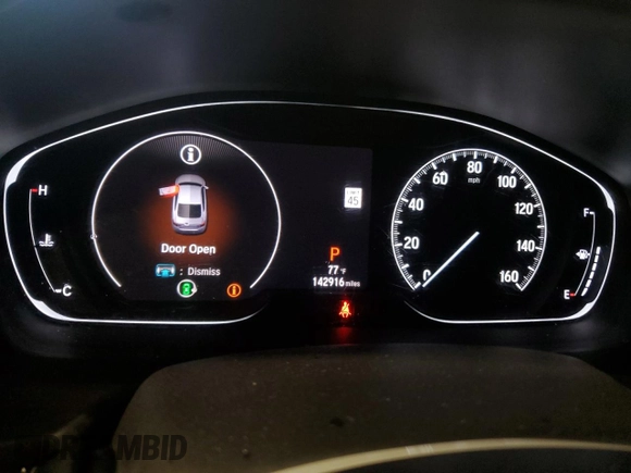 2020 Honda Accord Sport with VIN 1HGCV2F38LA012490, listed as a Copart auction lot 50301345 with 142,916 mi miles and Salvage title. Bid and sale history available at DreamBid. Image 9.