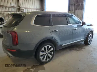 2022 Kia Telluride S with VIN 5XYP64HC4NG265525, listed as a Copart auction lot 48192545 with 77,096 mi miles and Salvage title. Bid and sale history available at DreamBid. Image 3.