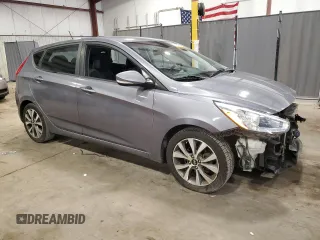 2016 Hyundai Accent Sport with VIN KMHCU5AE7GU272021, listed as a Copart auction lot 65738234 with 125,465 mi miles and Salvage Title. Bid and sale history available at carsss.com. Image 4.
