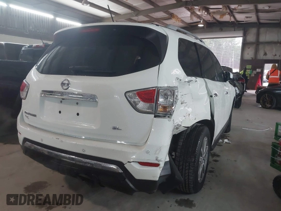 2016 Nissan Pathfinder S with VIN 5N1AR2MN1GC638872, listed as a IAAI auction lot 41614587 with 92,975 mi miles and . Bid and sale history available at DreamBid. Image 4.