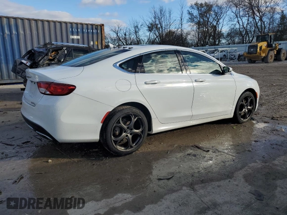 2016 Chrysler 200 C with VIN 1C3CCCEG0GN114674, listed as a Copart auction lot 80233774 with 0 mi miles and Salvage Title. Bid and sale history available at carsss.com. Image 3.