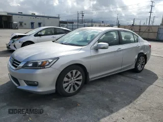 2013 Honda Accord Sdn EX-L with VIN 1HGCR2F80DA100290, listed as a Copart auction lot 53510425 with 64,383 mi miles and Salvage Title. Bid and sale history available at carsss.com. Image 1.