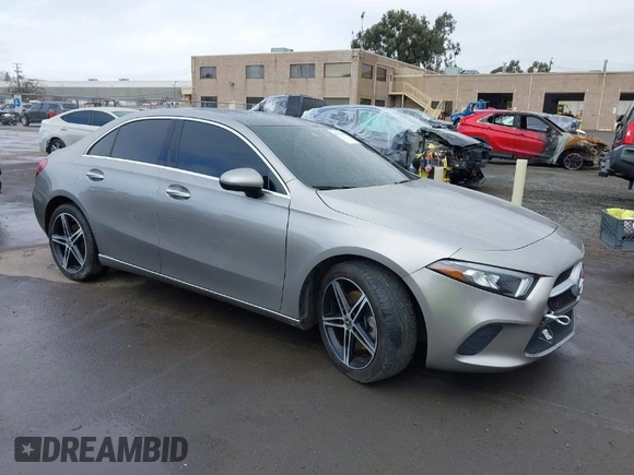 2019 Mercedes-Benz A 220 with VIN WDD3G4EB8KW018438, listed as a IAAI auction lot 41594358 with 60,434 mi miles and . Bid and sale history available at DreamBid. Image 1.