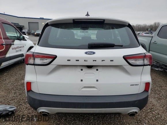 2021 Ford Escape S with VIN 1FMCU9F68MUA50124, listed as a Copart auction lot 52160715 with 65,124 mi miles and Salvage title. Bid and sale history available at DreamBid. Image 6.