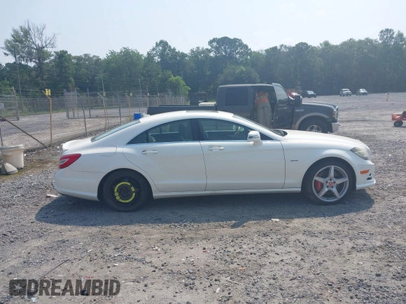 2012 Mercedes-Benz CLS 550 with VIN WDDLJ9BB6CA053206, listed as a IAAI auction lot 42368101 with 110,514 mi miles and . Bid and sale history available at DreamBid. Image 13.