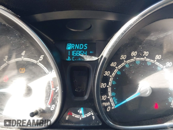 2019 Ford Fiesta SE with VIN 3FADP4EJ0KM107058, listed as a IAAI auction lot 40979683 with 116,854 mi miles. Bid and sale history available at carsss.com. Image 15.