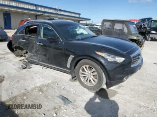 2013 Infiniti FX with VIN JN8CS1MW8DM170086, listed as a Copart auction lot 49958785 with 102,737 mi miles and Salvage Title. Bid and sale history available at carsss.com. Image 4.