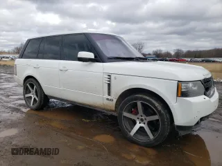 2012 Land Rover Range Rover HSE Lux with VIN SALMF1D45CA372976, listed as a Copart auction lot 48302545 with 178,639 mi miles and Salvage title. Bid and sale history available at DreamBid. Image 4.