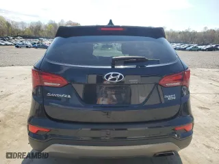 2017 Hyundai Santa Fe Sport 2.4L with VIN 5NMZUDLB2HH052287, listed as a Copart auction lot 53616225 with 126,393 mi miles and Salvage Title. Bid and sale history available at carsss.com. Image 6.
