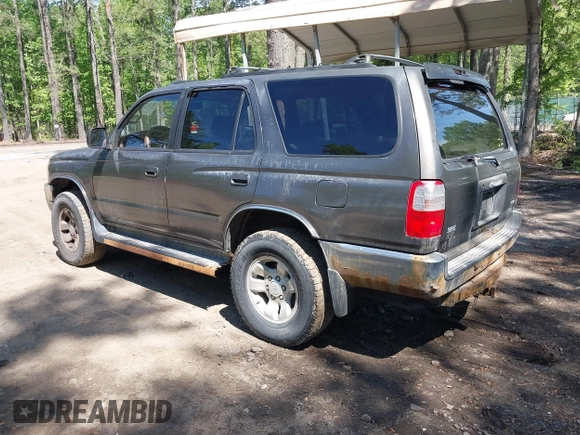 1998 Toyota 4Runner SR5 with VIN JT3HN86R5W0186057, listed as a IAAI auction lot 42117603 with 286,316 mi miles and . Bid and sale history available at DreamBid. Image 3.
