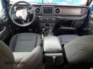 2022 Jeep Wrangler Unlimited Sport z VIN 1C4HJXDN6NW232539, wystawiony jako Copart lot #43936495 z przebiegiem 29 571 mil mil oraz Szkoda całkowita • Salvage title. Historia ofert i sprzedaży dostępna na DreamBid. Obrazek 8.