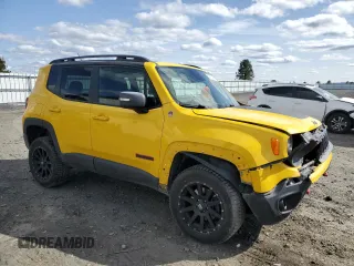 2016 Jeep Renegade Trailhawk with VIN ZACCJBCT7GPD99778, listed as a Copart auction lot 52452165 with 138,138 mi miles and Salvage Title. Bid and sale history available at carsss.com. Image 4.
