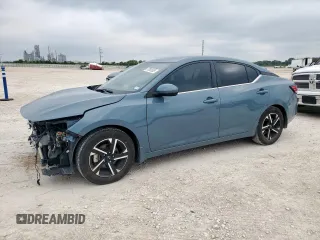 2024 Nissan Sentra SV with VIN 3N1AB8CV6RY240745, listed as a Copart auction lot 57093585 with 22,633 mi miles and Salvage title. Bid and sale history available at DreamBid. Image 1.
