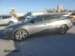 2017 Nissan Maxima SV with VIN 1N4AA6AP7HC390224, listed as a Copart auction lot 47823465 with 128,199 mi miles and Salvage Title. Bid and sale history available at carsss.com. Image 1.