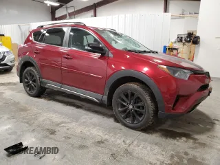 2018 Toyota RAV4 XLE with VIN 2T3RFREV1JW796091, listed as a Copart auction lot 49868845 with 71,878 mi miles and Salvage Title. Bid and sale history available at DreamBid. Image 4.