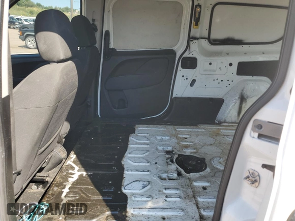 2016 Ram ProMaster City Cargo Tradesman with VIN ZFBERFATXG6B76090, listed as a Copart auction lot 70745034 with 123,982 mi miles and Salvage Title. Bid and sale history available at DreamBid. Image 11.