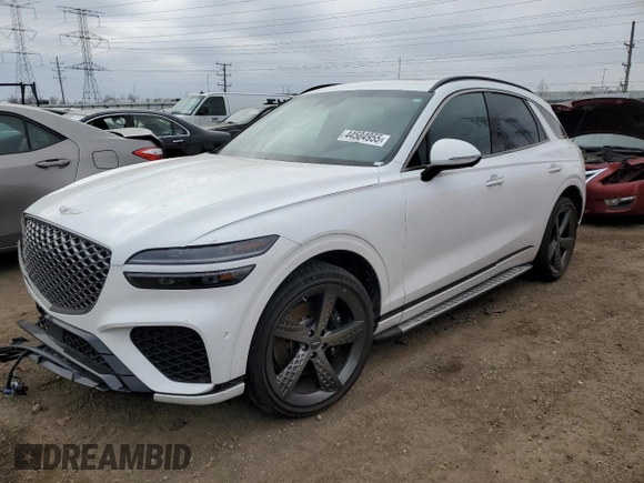 2024 Genesis GV70 Sport z VIN 5NMMCDTC9RH013882, wystawiony jako Copart lot #44504955 z przebiegiem 3 807 mil mil oraz Szkoda całkowita • Salvage title. Historia ofert i sprzedaży dostępna na DreamBid. Obrazek 1.