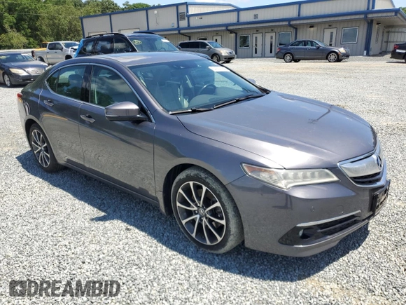 2017 Acura TLX V6 w/Advance Pkg with VIN 19UUB2F7XHA002129, listed as a Copart auction lot 54933184 with 111,963 mi miles and Salvage title. Bid and sale history available at DreamBid. Image 4.