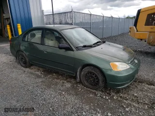 2003 Honda Civic DX with VIN 2HGES16453H906694, listed as a Copart auction lot 60205664 with 379,495 mi miles and Clean Title. Bid and sale history available at carsss.com. Image 4.