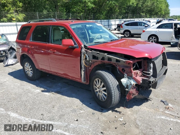 2011 Mercury Mariner Premier with VIN 4M2CN8HG0BKJ08313, listed as a Copart auction lot 57630215 with 188,818 mi miles and Salvage title. Bid and sale history available at DreamBid. Image 4.