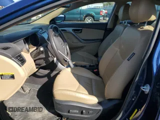 2013 Hyundai Elantra Limited with VIN KMHDH4AEXDU697201, listed as a Copart auction lot 50235345 with 67,411 mi miles and Salvage Title. Bid and sale history available at carsss.com. Image 7.