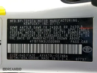 2018 Toyota Camry LE with VIN 4T1B11HK9JU500889, listed as a Copart auction lot 76441014 with 260,501 mi miles and Clean Title. Bid and sale history available at carsss.com. Image 12.
