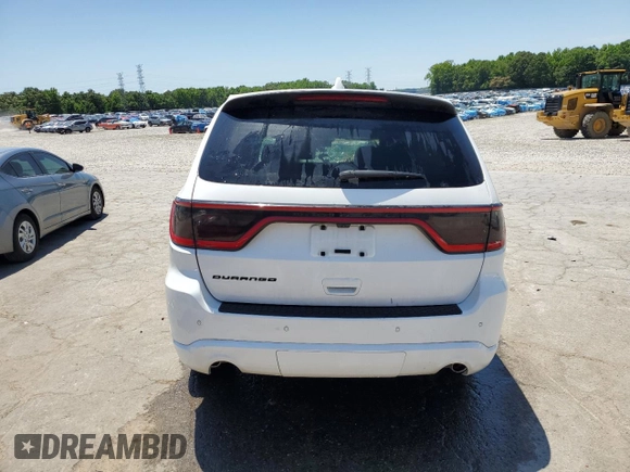 2021 Dodge Durango SXT Plus with VIN 1C4RDHAG0MC862564, listed as a Copart auction lot 57786815 with Not provided miles and Non repairable. Bid and sale history available at DreamBid. Image 6.