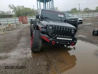 2021 Jeep Wrangler Unlimited Sahara Altitude с VIN 1C4HJXEG4MW731421, выставлен на аукционе Copart как лот 54960915 с пробегом 105 243 миль миль и Списание • Salvage title. История ставок и продаж доступна на DreamBid. Изображение 13.