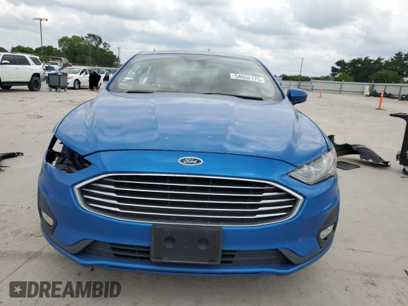 2020 Ford Fusion SE with VIN 3FA6P0HDXLR226540, listed as a Copart auction lot 54552175 with 73,322 mi miles and Salvage Title. Bid and sale history available at carsss.com. Image 5.