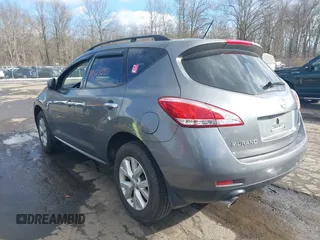 2014 Nissan Murano S with VIN JN8AZ1MW4EW514506, listed as a IAAI auction lot 41423337 with 127,981 mi miles and . Bid and sale history available at DreamBid. Image 3.
