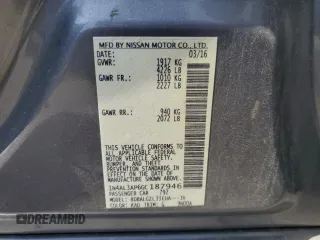2016 Nissan Altima SR with VIN 1N4AL3AP6GC187946, listed as a Copart auction lot 61954555 with 97,871 mi miles and Salvage title. Bid and sale history available at DreamBid. Image 12.