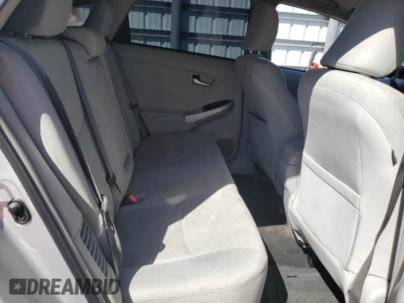 2013 Toyota Prius One with VIN JTDKN3DU3D5559012, listed as a Copart auction lot 48163655 with 0 mi miles and Salvage Title. Bid and sale history available at carsss.com. Image 10.
