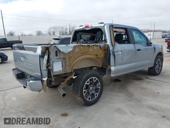 2024 Ford F-150 STX with VIN 1FTFW2L50RKE89481, listed as a IAAI auction lot 41570986 with 2,955 mi miles and . Bid and sale history available at carsss.com. Image 4.