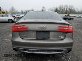 2015 Audi A6 Premium Plus with VIN WAUFGAFC4FN011105, listed as a Copart auction lot 54361885 with 124,181 mi miles and Salvage title. Bid and sale history available at DreamBid. Image 6.