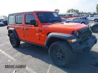 2020 Jeep Wrangler Unlimited Sport z VIN 1C4HJXDM9LW285935, wystawiony jako IAAI lot #42206801 z przebiegiem 89 120 mil mil oraz . Historia ofert i sprzedaży dostępna na DreamBid. Obrazek 1.