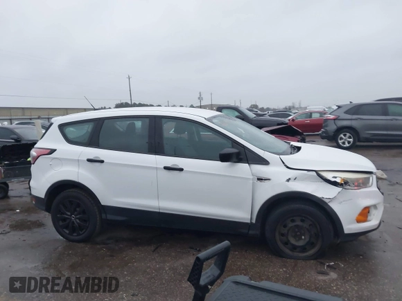 2017 Ford Escape S with VIN 1FMCU0F70HUD94573, listed as a IAAI auction lot 41272954 with 91,546 mi miles. Bid and sale history available at carsss.com. Image 13.