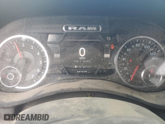 2020 Ram 2500 Big Horn с VIN 3C6UR5DJ2LG268580, выставлен на аукционе Copart как лот 54708165 с пробегом 61 229 миль миль и Списание • Salvage title. История ставок и продаж доступна на DreamBid. Изображение 9.