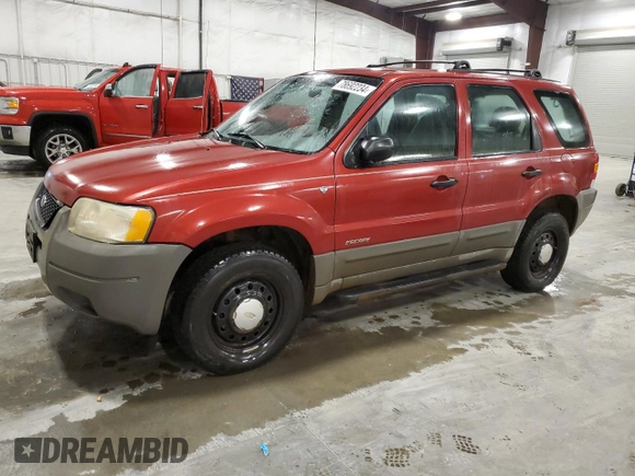 2001 Ford Escape XLS with VIN 1FMYU02161KA66809, listed as a Copart auction lot 78692234 with 171,524 mi miles and Clean Title. Bid and sale history available at carsss.com. Image 1.