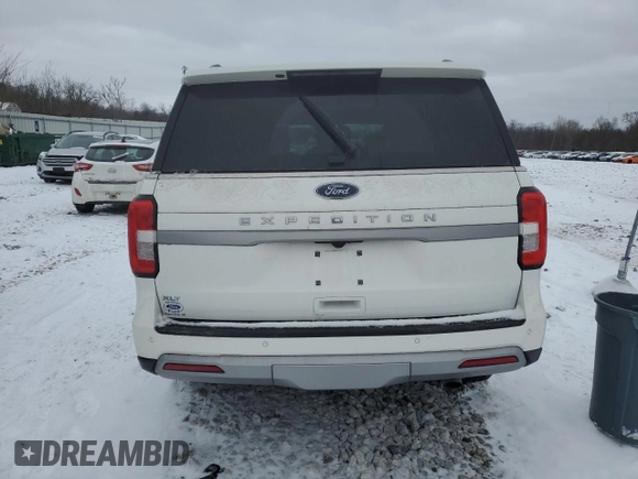 2024 Ford Expedition XLT with VIN 1FMJU1J84REA06771, listed as a Copart auction lot 46238875 with 20,995 mi miles and Salvage Title. Bid and sale history available at carsss.com. Image 6.